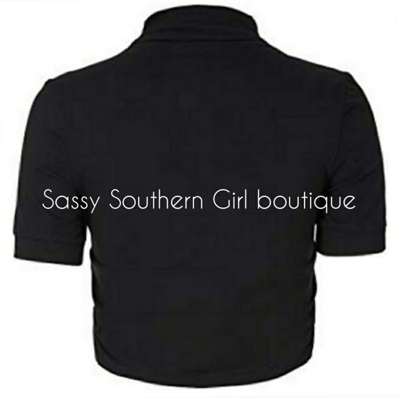 🆕⭐ Black retro vintage style shrug jacket⭐ - Picture 7 of 8